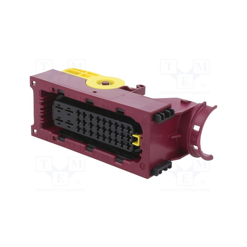 1 pcs x TE Connectivity - 1-1564297-6 - Connector: automotive, LEAVYSEAL, female, plug, for cable, claret