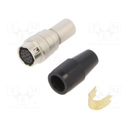 1 pcs x HIROSE - HR10A-10J-12S(73) - Connector: circular, HR10, push-pull, plug, 2A, silver plated