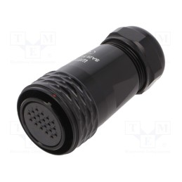 1 pcs x WEIPU - SA2810/S20IB - Plug, SA28, female, PIN: 20, IP67, 13÷16mm, 5A, soldering, for cable