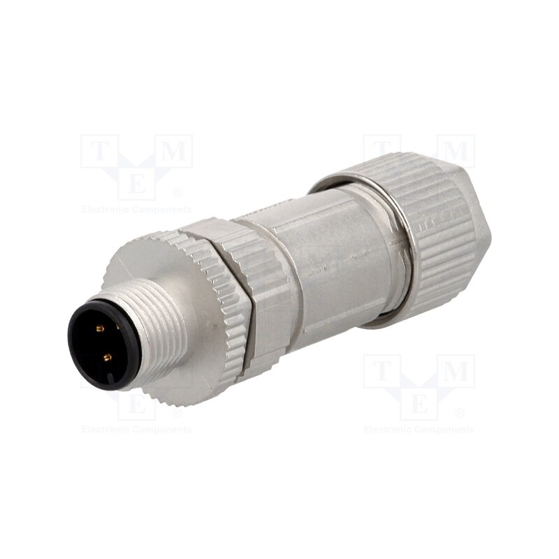 1 pcs x AMPHENOL LTW - MSAS-03BMMB-SL7001 - Plug, M12, PIN: 3, male, A code-DeviceNet / CANopen, for cable