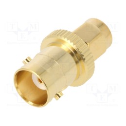 1 pcs x MUELLER ELECTRIC - BU-P4290 - Adapter, BNC female,SMA male, Insulation: PTFE, 50Ω
