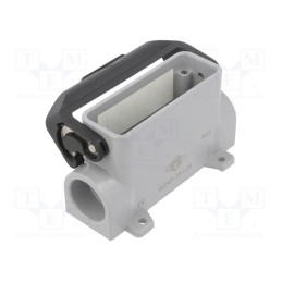 1 pcs x ILME - MZAP 25 L25 - Enclosure: for HDC connectors, IL-BRID, size 66.16, high, M25
