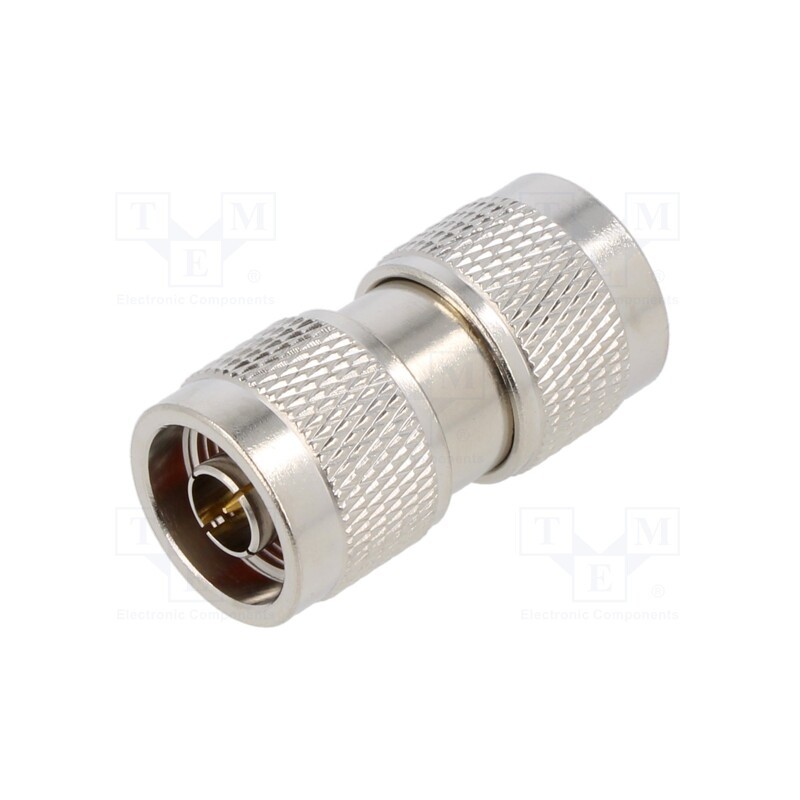 1 pcs x AMPHENOL RF - 082-100-RFX - Adapter, N male,both sides, Insulation: PTFE, 50Ω, Mat: brass