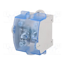 1 pcs x POKu00d3J - A13-6418 - Splice terminal: rail, ways: 1, terminals: 5, grey, screw terminal