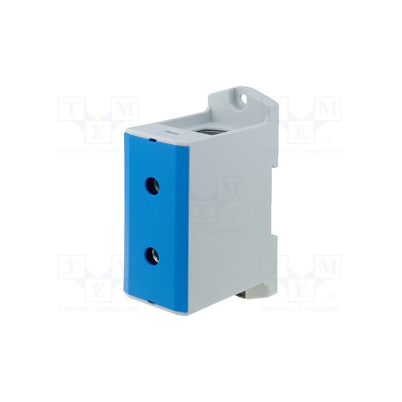 1 pcs x OUNEVA - VC05-0035 - Splice terminal: rail, 35÷240mm2, ways: 1, terminals: 2, blue, TS35