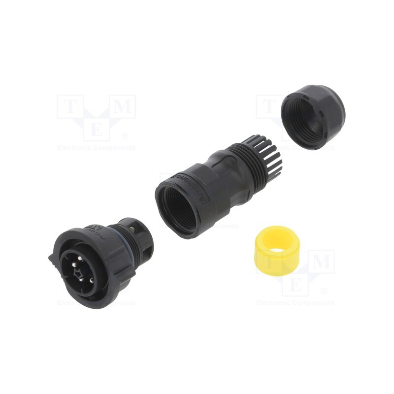 1 pcs x AMPHENOL LTW - DC-05BFMB-QL8MPP - Connector: circular, male, plug, screw terminal, PIN: 5, X-Lok, IP68