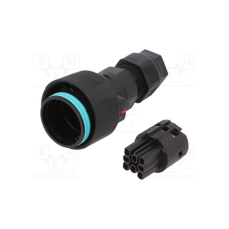 1 pcs x TECHNO - THB.405.B8A - Connector: AC supply, screw terminal, female, TH405, 7÷13.5mm