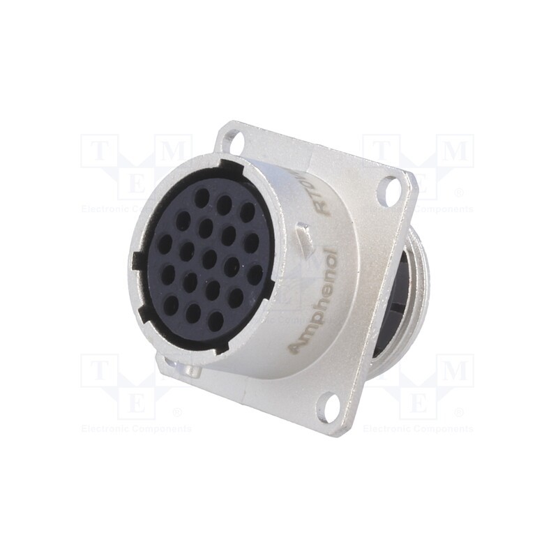 1 pcs x AMPHENOL - RT0W01419SNH - Connector: circular, RT360, socket, female, PIN: 19, IP67, -40÷105°C