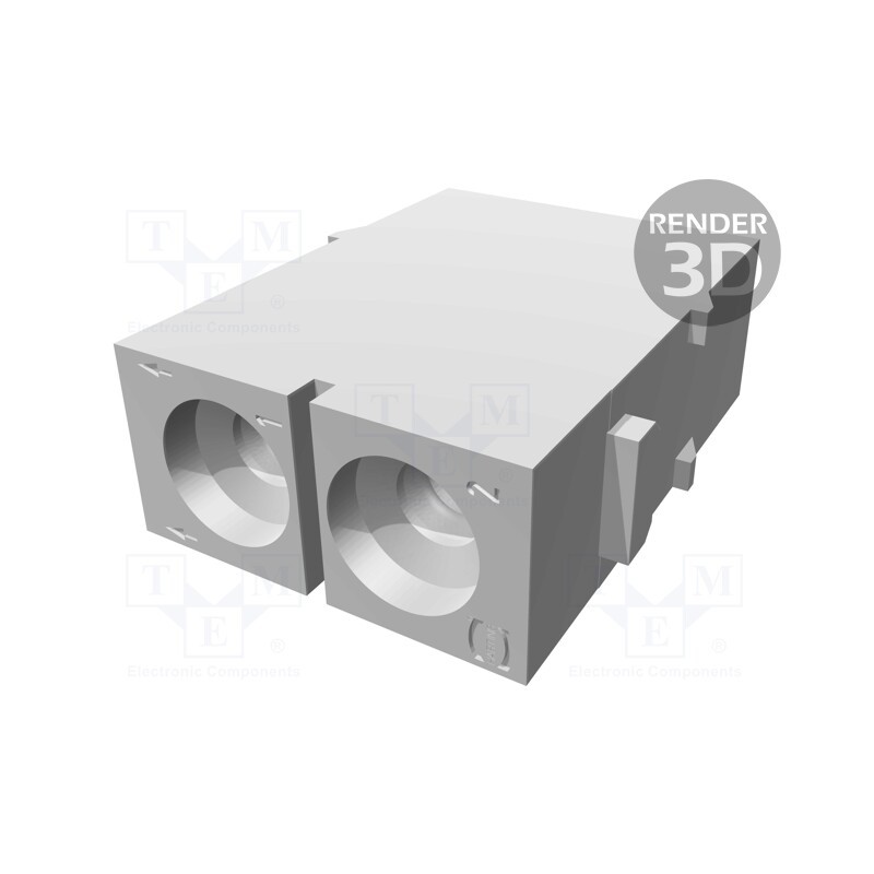 1 pcs x HARTING - 9140022602 - Connector: HDC, module, male, Han-Modular®, PIN: 2, screw terminal
