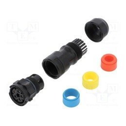 1 pcs x AMPHENOL LTW - DC-05BMFB-QL8APP - Connector: circular, female, plug, screw terminal, PIN: 5, X-Lok