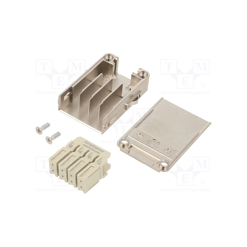 1 pcs x AMPHENOL - C14610A00890215 - Connector: HDC, module,contact insert, male, C146,GigaBit, PIN: 8