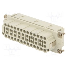 1 pcs x AMPHENOL - C14610B04650010 - Connector: HDC, contact insert, female, C146,heavy|mate EE, 46+PE