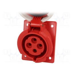 1 pcs x PCE - 4242-6F78 - Connector: AC supply 3-phase, socket, female, 32A, 400VAC, IP67