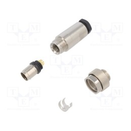 1 pcs x BINDER - 99 0421 10 07 - Connector: M9, plug, male, Plating: gold-plated, 125V, IP67, PIN: 7