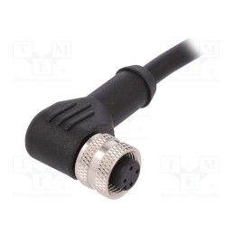 1 pcs x BULGIN - PXPTPU12RAF03ACL010PUR - Plug, M12, PIN: 3, female, A code-DeviceNet / CANopen, IP67, 250V