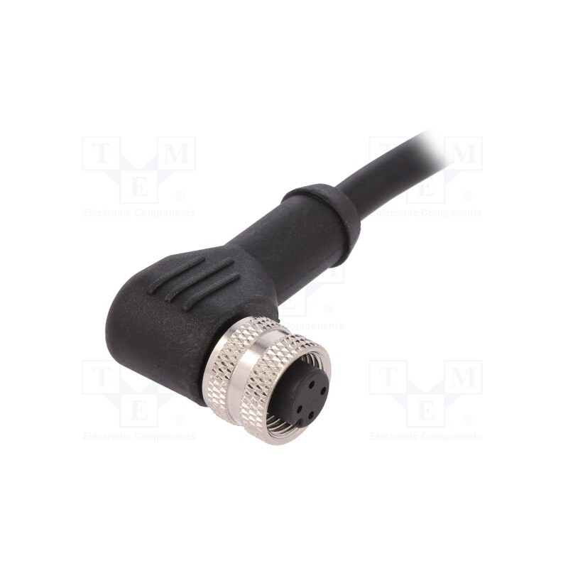 1 pcs x BULGIN - PXPTPU12RAF03ACL010PUR - Plug, M12, PIN: 3, female, A code-DeviceNet / CANopen, IP67, 250V