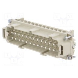1 pcs x LAPP - 10196000 - Connector: HDC, contact insert, male, EPIC H-BE, PIN: 24, 24+PE