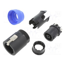 1 pcs x NEUTRIK - NL8FC - SPEAKON LINE 8POLE