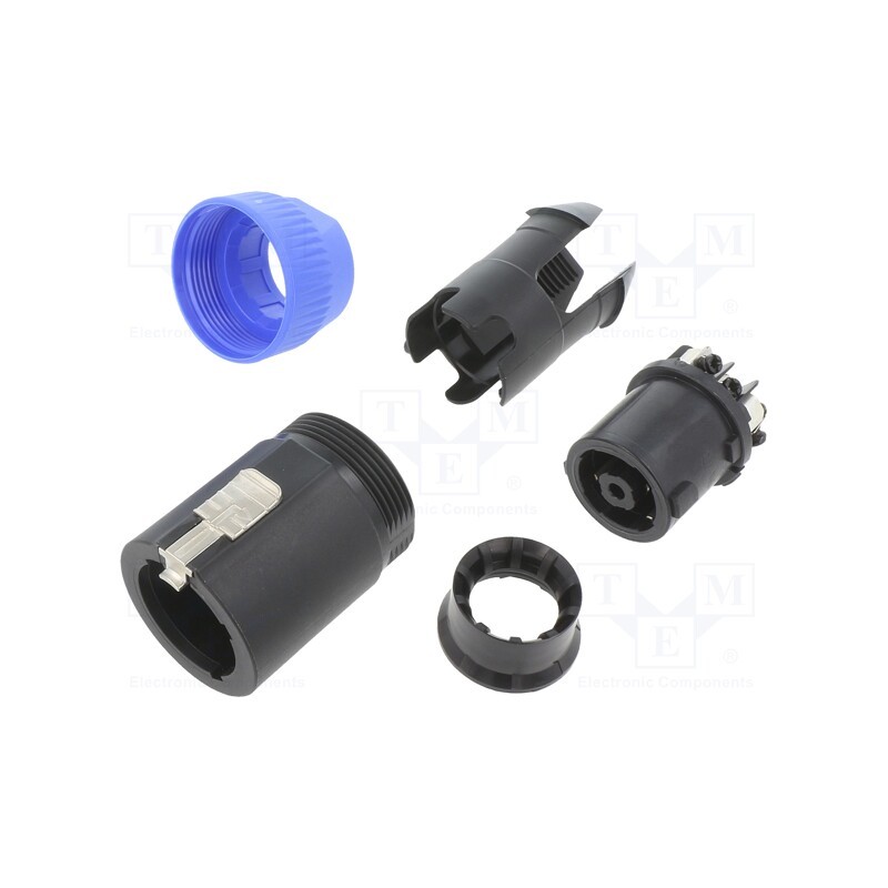 1 pcs x NEUTRIK - NL8FC - SPEAKON LINE 8POLE