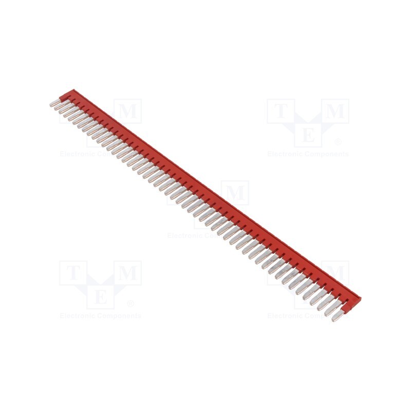 1 pcs x PHOENIX CONTACT - 3038930 - Comb bridge, ways: 50, red, Width: 5mm, UL94V-0