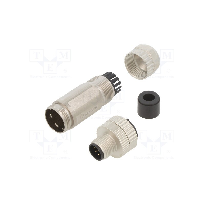 1 pcs x DEGSON ELECTRONICS - PASH-M12A-08P-MM-SL7001-00A(H) - Plug, M12, PIN: 8, male, A code-DeviceNet / CANopen, for cable