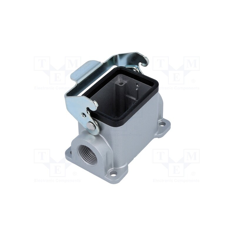 1 pcs x AMPHENOL - C14610N0066031 - Enclosure: for HDC connectors, C146, size E6, with latch, M20