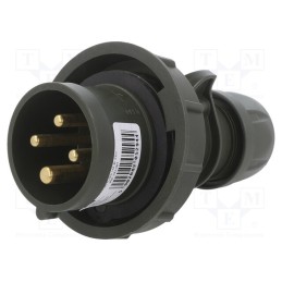 1 pcs x PCE - 0142-6.U - Connector: AC supply 3-phase, plug, male, 16A, 400VAC, IEC 60309
