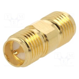 1 pcs x AMPHENOL RF - 132169RP - Coupler, RP-SMA male,SMA female, reverse, straight, 50Ω, PTFE