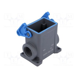1 pcs x ILME - TAPC 06 L25 - Enclosure: for HDC connectors, T-TYPE/C, size 44.27, M25, 44x27mm