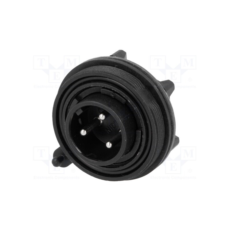 1 pcs x BULGIN - PX0730/P - Connector: circular, socket, male, PIN: 3, Standard Buccaneer®