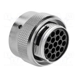 1 pcs x AMPHENOL - RT061619SNH - Connector: circular, RT360, plug, female, for cable, PIN: 19, IP67