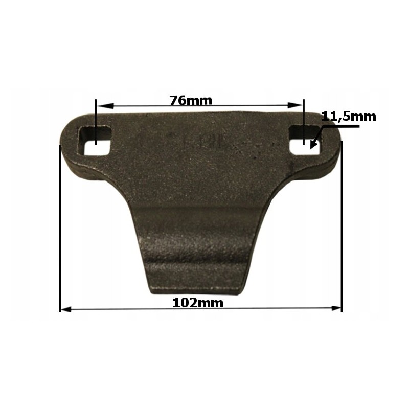 Claas Dominator 6762360 scythe clamp, knife holder