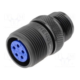 1 pcs x AMPHENOL - 97-3101A-14S-5S(621) - Connector: circular, size 14S, 97, aluminium alloy, black, plug