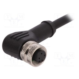 1 pcs x BULGIN - PXPTPU12RAF04ACL010PUR - Plug, M12, PIN: 4, female, A code-DeviceNet / CANopen, IP67, 250V