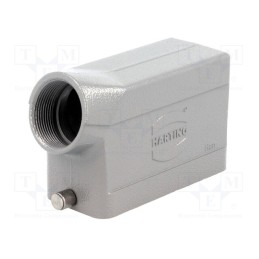 1 pcs x HARTING - 19300161542 - Enclosure: for Han connectors, Han, size 16B, for cable, angled