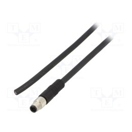 1 pcs x BINDER - 79 3107 52 04 - Connector: M5, plug, 707, male, PIN: 4, unshielded, gold-plated, 1A