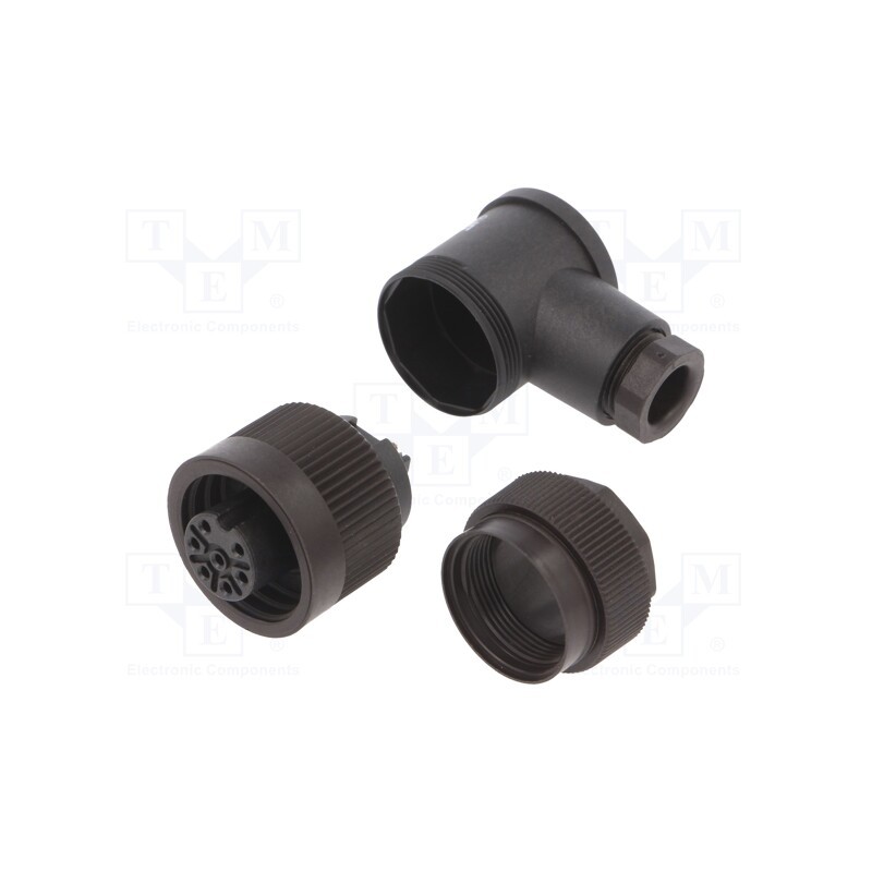 1 pcs x BINDER - 99 4218 70 07 - Connector: circular, 692,693,RD24, 250V, PIN: 7, plug, female, 10A