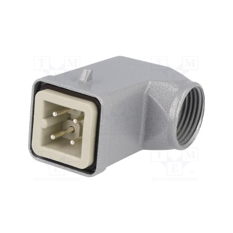 1 pcs x LAPP - EPIC KIT H-A 3 SS MTS M20 - Connector: HDC, plug, male, EPIC KIT, PIN: 4, 3+PE, size H-A 3, M20