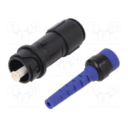 1 pcs x BULGIN - PXF4051 - Connector: fiber optic, plug, PIN: 1, external bayonet,bayonet