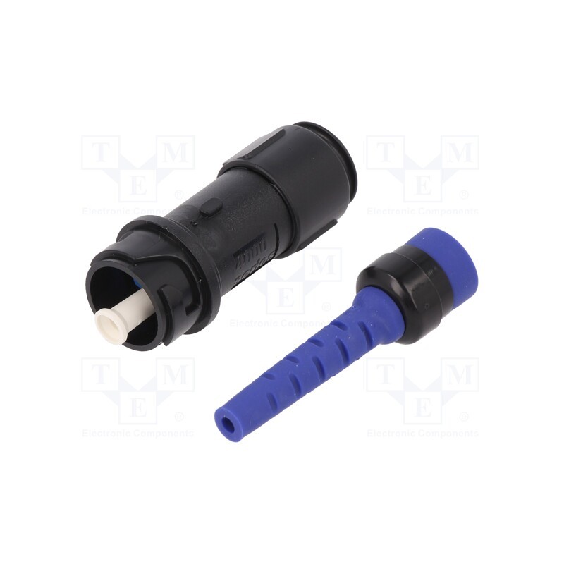 1 pcs x BULGIN - PXF4051 - Connector: fiber optic, plug, PIN: 1, external bayonet,bayonet