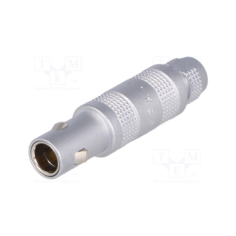 1 pcs x LEMO - FFA.00.250.CLAC27 - Connector: coaxial, 00, plug, male, soldering, for cable, 4A, IP50