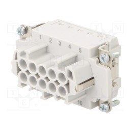 1 pcs x LAPP - 44423203 - Connector: HDC, contact insert, female, EPIC H-BE, PIN: 10, 10+PE