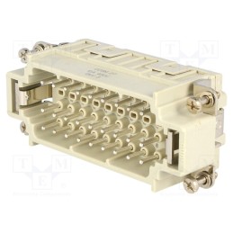 1 pcs x ILME - CDSM 27 - Connector: HDC, male, CDS, PIN: 27, 27+PE, size 77.27, 10A, 400V