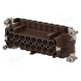 1 pcs x ILME - CNEF 16 RY - Connector: HDC, female, 180 °C, 16+PE, size 77.27, hot condition