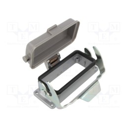 1 pcs x AMPHENOL - C14610F0160031 - Enclosure: for HDC connectors, C146, size E16, with latch, IP65