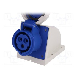 1 pcs x PCE - 1132-6 - Connector: AC supply, socket, female, 16A, 230VAC, IEC 60309, IP67