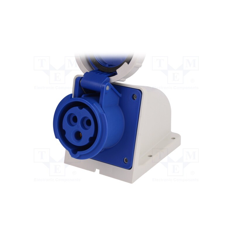 1 pcs x PCE - 1132-6 - Connector: AC supply, socket, female, 16A, 230VAC, IEC 60309, IP67