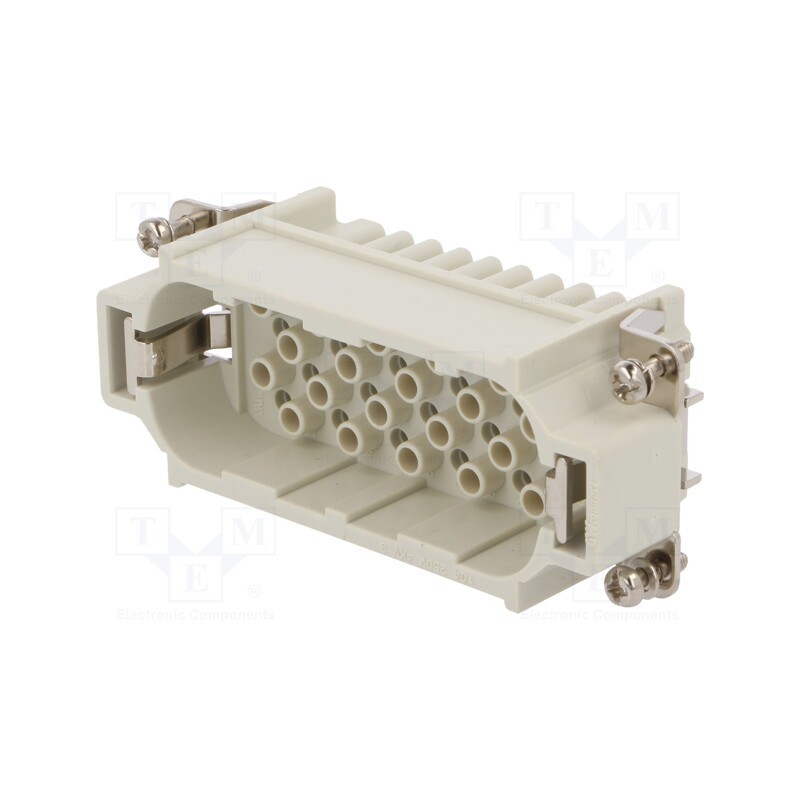 1 pcs x MOLEX - 93601-0104 - Connector: HDC, contact insert, male, S-D, PIN: 25, size 16B, 10A