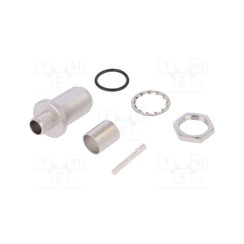 1 pcs x TELEGu00c4RTNER - J01021A0197 - Socket, N, female, straight, 50Ω, B7810A,B9913,B9914,LMR400, PTFE