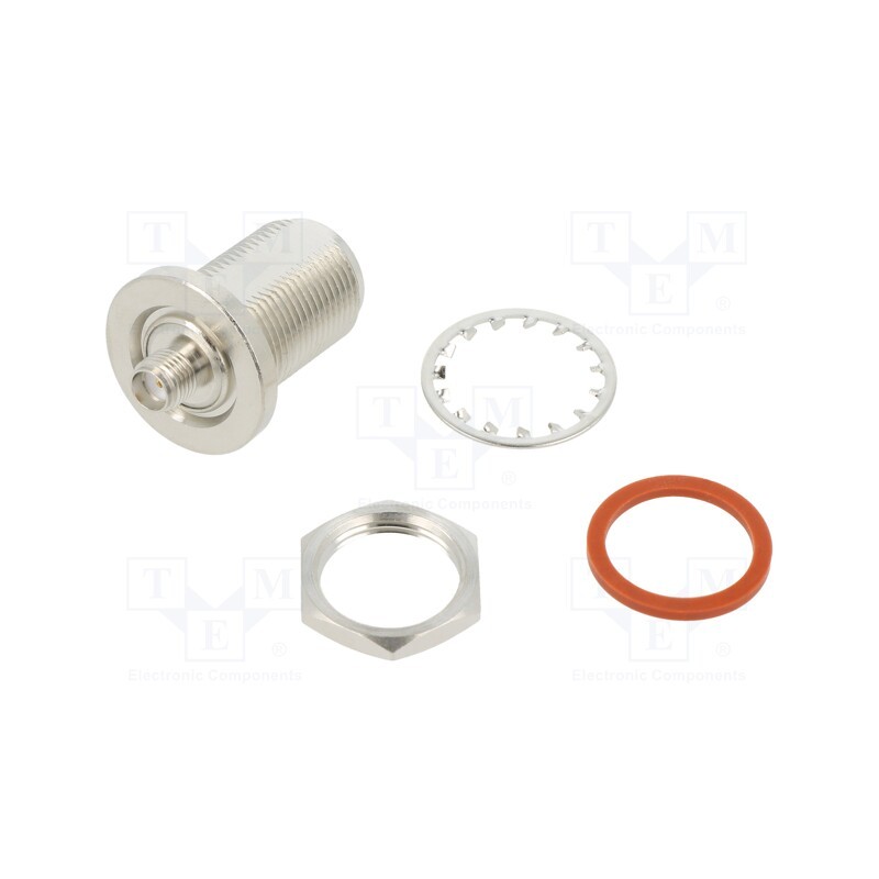 1 pcs x AMPHENOL RF - 242125 - Adapter, N socket,SMA socket, Insulation: PTFE, 50Ω